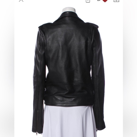 Understated leather jacket - Picture 2 of 5